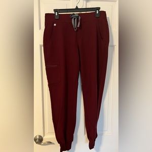 Figs Burgundy Zamora™ - Jogger Scrub Pants